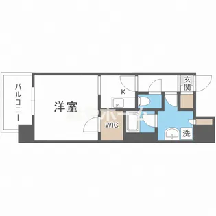 ビエラコート内久宝寺【3階】の間取り