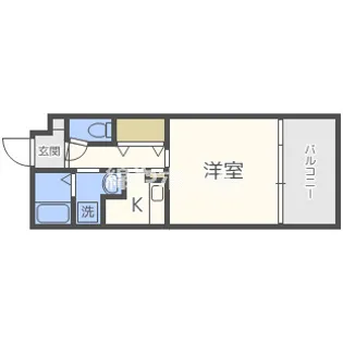 il bianco【11階】の間取り