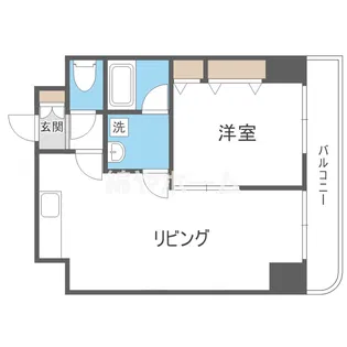 グランデージ新深江【6階】の間取り