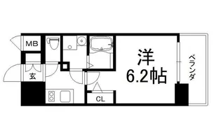 エスプレイス大阪城SOUTH【12階】の間取り