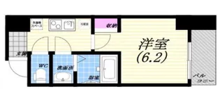 グランエクラ今宮戎【5階】の間取り