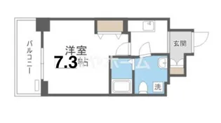リヴィアス難波ルーチェ LIVIAZ NAMBA LUCE【4階】の間取り