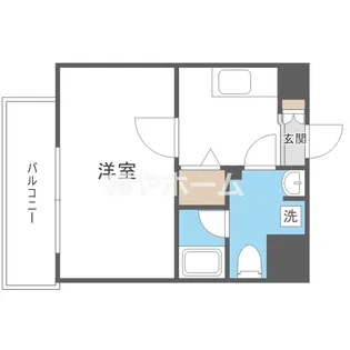 ジアコスモ大阪城南【9階】の間取り