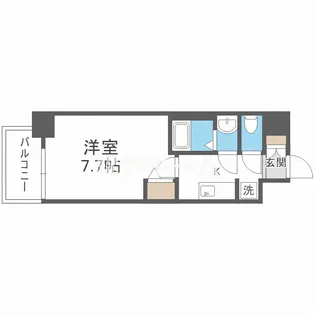 MJC大阪ラフィーネ【6階】の間取り
