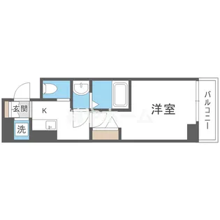 グランパシフィック難波元町【2階】の間取り