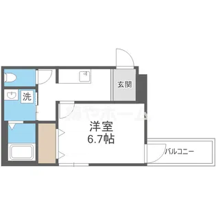 フジパレス住吉東【3階】の間取り