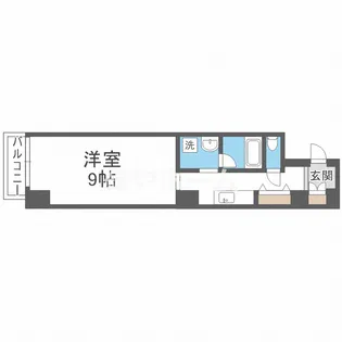 アリビオ夕陽丘【2階】の間取り