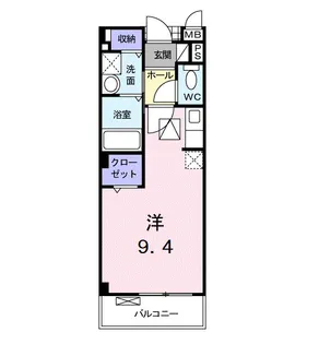 サニーサイド【1階】の間取り