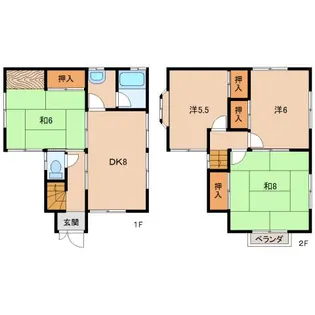 和歌山県橋本市胡麻生【一戸建】の間取り