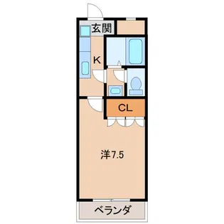フォルティア【1階】の間取り