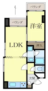 アダージョ【4階】の間取り