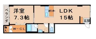 第1垂井ビル【2階】の間取り