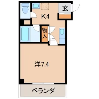 ヴィラデステ【2階】の間取り