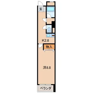 ブリリアント本町【3階】の間取り