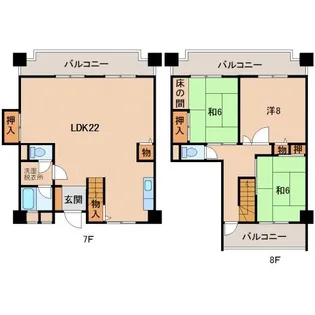 グレイスピア吹上の間取り