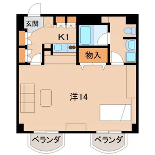 メゾン十番丁【5階】の間取り