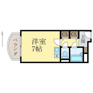メゾン十番丁【6階】の間取り