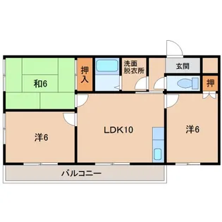 ハイムフューチャー【2階】の間取り