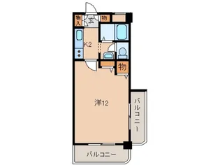 レディスマンション砂山南【3階】の間取り