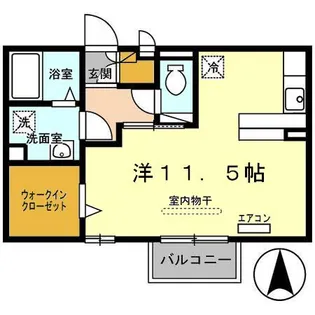 マイ・ピエス・ヒロ【2階】の間取り