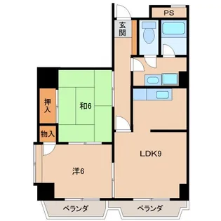 十三番丁ホームズ【7階】の間取り