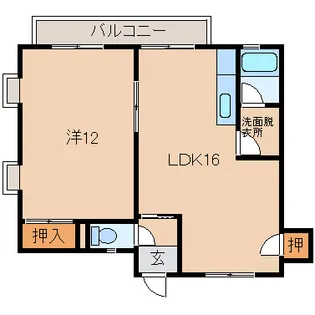 キャラホーム【2階】の間取り