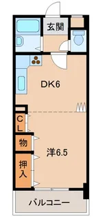 レディスマンション砂山南【2階】の間取り