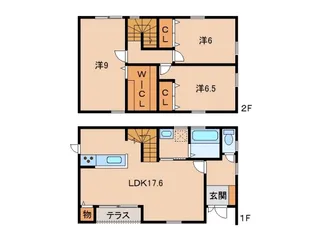 和歌山県和歌山市中之島【一戸建】の間取り