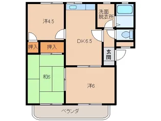 グランドヒル【2階】の間取り
