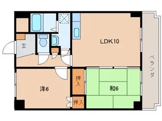 プランドール大崎【2階】の間取り