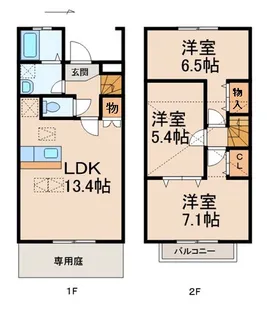 ボヌールの間取り
