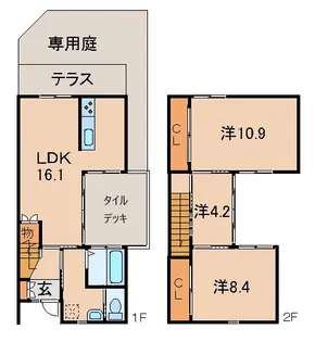 わんだふる中黒の間取り