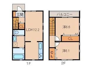 パインフィールド根来の間取り