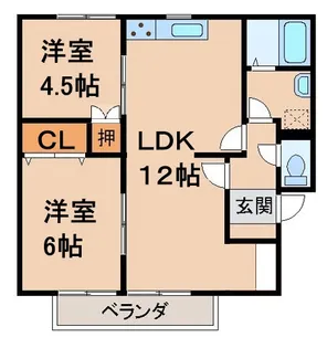 セジュールアキバ【1階】の間取り