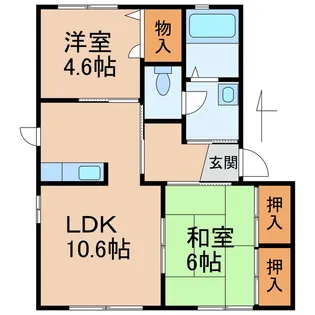 シャーメゾン青木【1階】の間取り