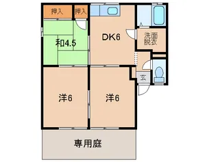 カーサグランデ【1階】の間取り