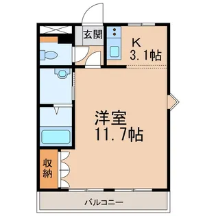 ヴィレッジ名草PARTⅢ【2階】の間取り