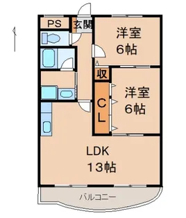 ヴィラ・サンセールⅡ【1階】の間取り