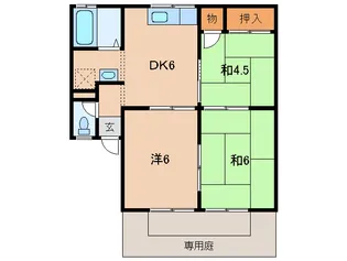 エル塩屋 B棟【1階】の間取り