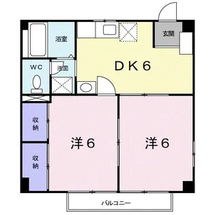 サンフィールド【2階】の間取り