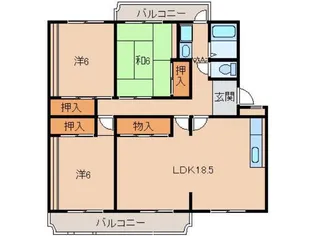 コーポコトブキ【2階】の間取り