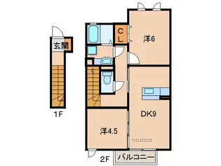 D-roomシルクマム【2階】の間取り