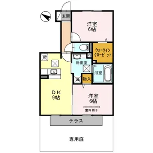 ラヴィベル【1階】の間取り