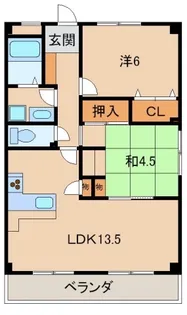 ブレスベル小二里【3階】の間取り