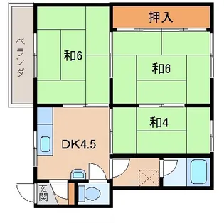 ピアパレス智【3階】の間取り