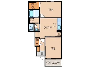 ルーチェ ソラーレⅢ【1階】の間取り