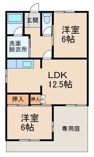 アルモニー松江【1階】の間取り