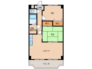 キューブN【3階】の間取り