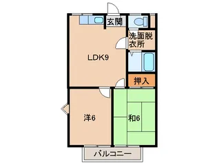 グリーンフル谷口【2階】の間取り