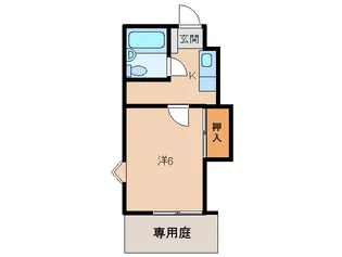 パルティール福島【1階】の間取り